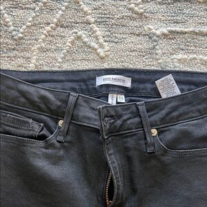 Good American High Rise Black Jeans
